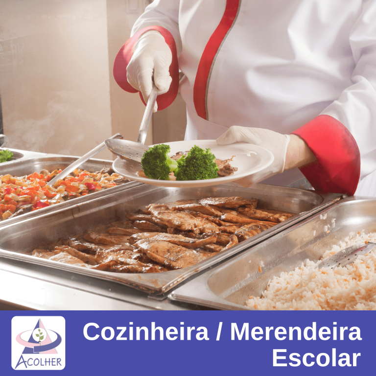 Curso Cozinheira Merendeira Escolar Acolher Instituto Guarulhos